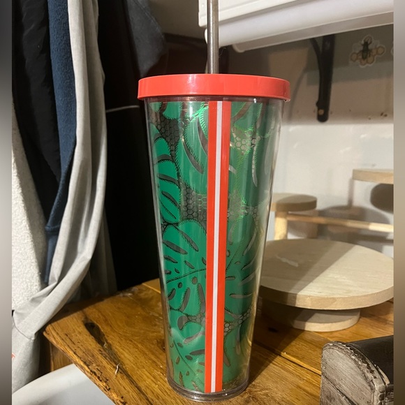 Starbucks Tumbler cup with straw used once - Picture 2 of 2